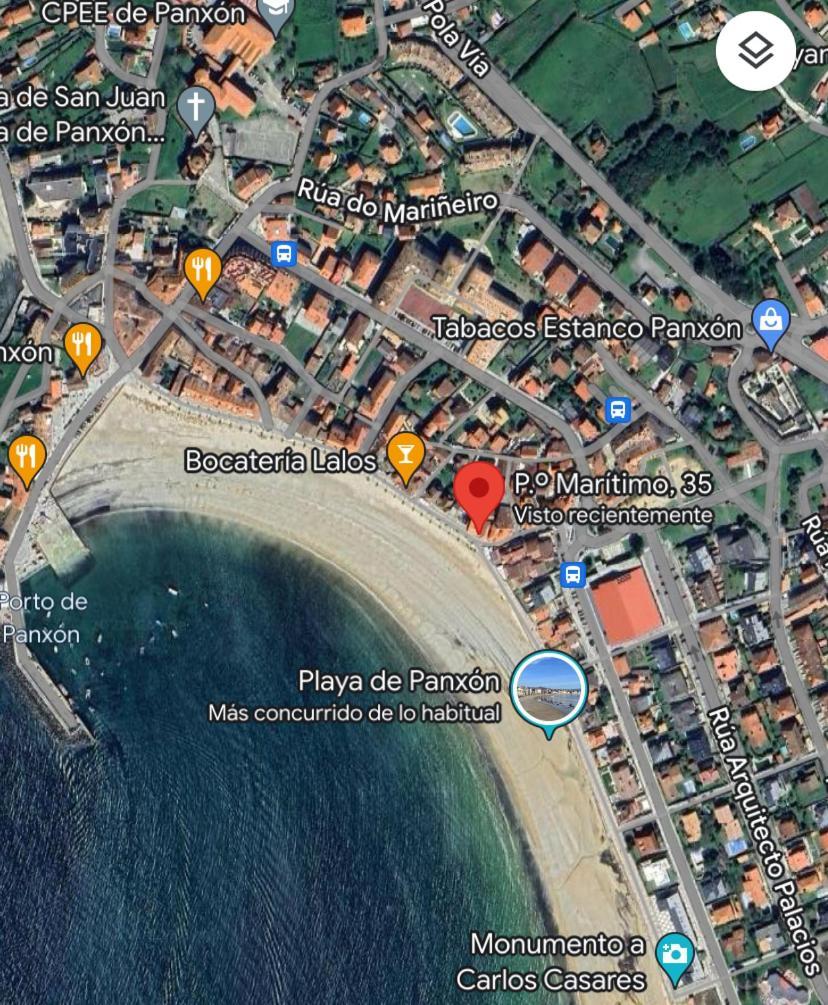 Paseo Maritimo Panxon Apartman Nigrán Kültér fotó
